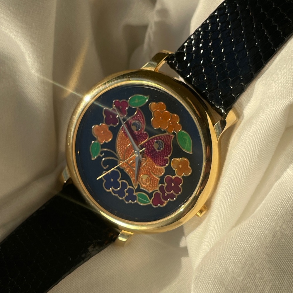 Vintage Lizard Skin Owl watch 🦉